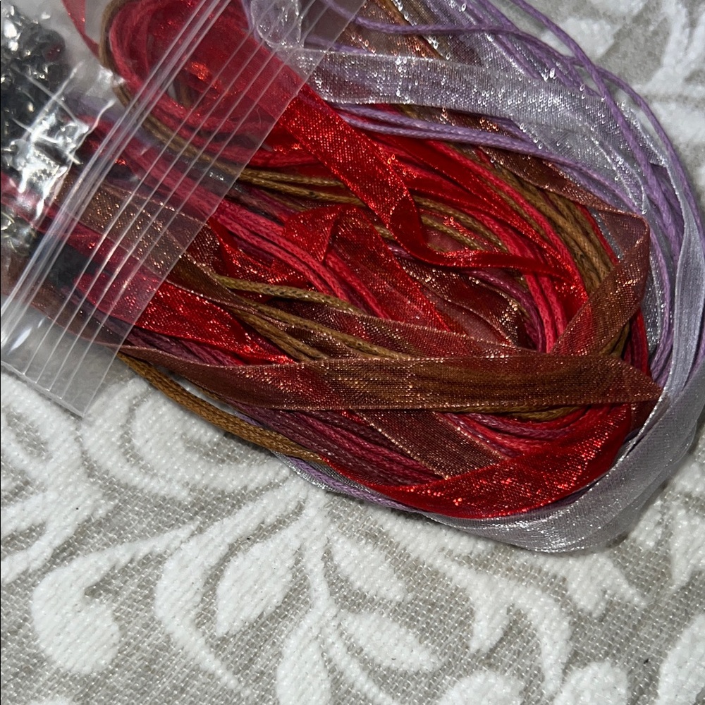 Women’s Red Multi-Strand Fashion Necklace